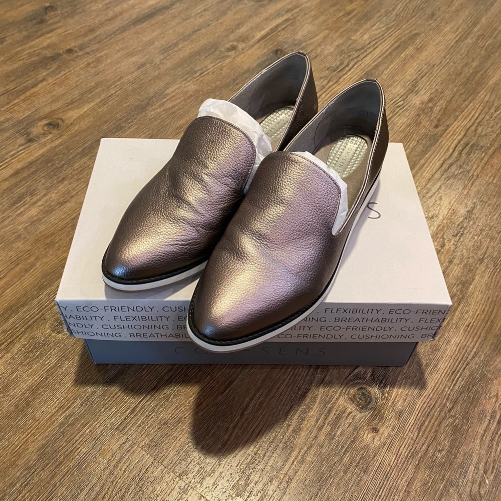 Com + Sens Shelby shoes. Cognac/bronze